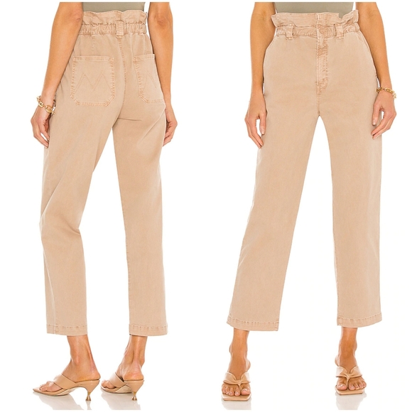 Mother The Yoyo Ruffle Greaser Paperbag Pants - Picture 2 of 12